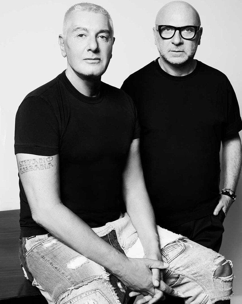 Domenico Dolce and Stefano Gabbana.